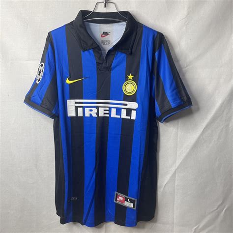 Nike 98-99 Inter Milan Ronaldo Home Soccer Jersey | Grailed