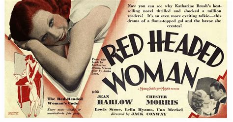 Chroniques Du Cinéphile Stakhanoviste Red Headed Woman Jack Conway