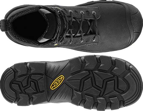 Keen 1010113 Corvallis Black Steel Toe Work Boots