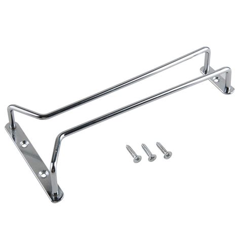 10 Chrome Plated Glass Hanger Rack