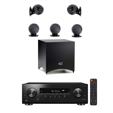 Pioneer Vsx D Black Cabasse Alcyone Pack Black Home