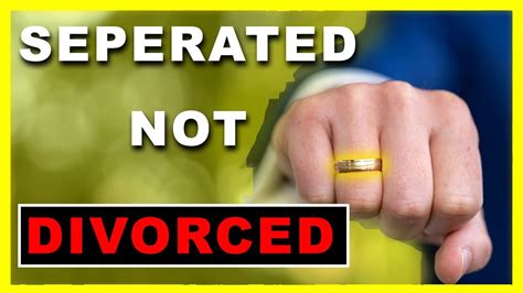 Dating A Separated Man Not Divorced Youtube