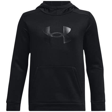 Under Armour Boys Big Logo Armour Fleece Hoodie Academy