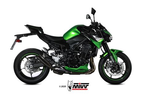 Mivv Double Gun Black Slip On Einddemper Zonder E Keur Kawasaki Z