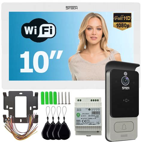 Wideodomofon Tech Wi Fi Verus Ips C Din Czytnik Rfid Furtka