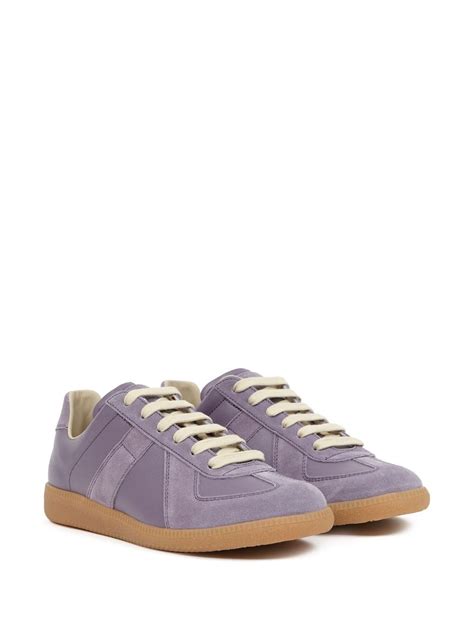 Maison Margiela Replica Low Top Leather Sneakers Farfetch