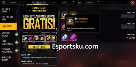 Tips To Obtain The Craftland Room Card In Free Fire Ff Esports