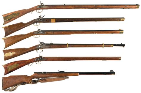 Six Modern Muzzle Loading Rifles | Rock Island Auction