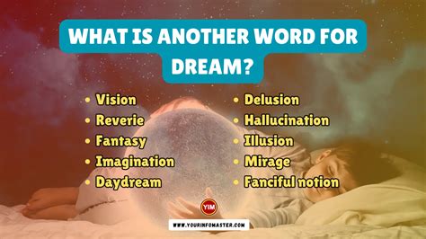 What Is Another Word For Dream Dream Synonyms Antonyms And