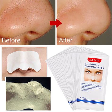 10pcs Nose Pore Strips Deep Cleansing Blackhead Remover Nasal Spot