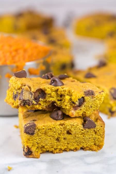 Pumpkin Chocolate Chip Cookie Bars Bunsen Burner Bakery