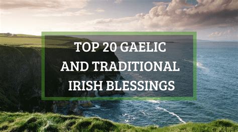 20 Gaelic and traditional Irish BLESSINGS for 2024