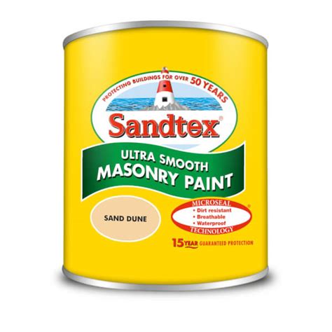 Sandtex Ultra Smooth Masonry Paint Sand Dune Ml Homebase