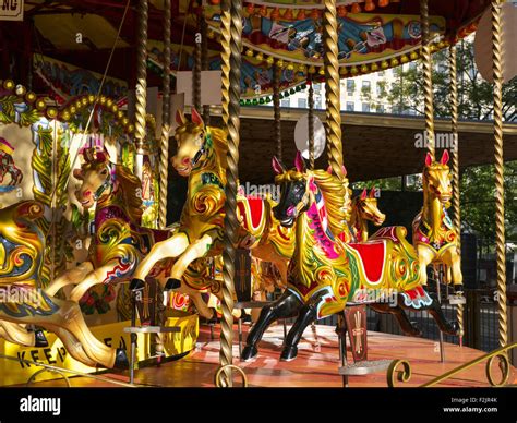 Galloping Carousel Horse Hi Res Stock Photography And Images Alamy