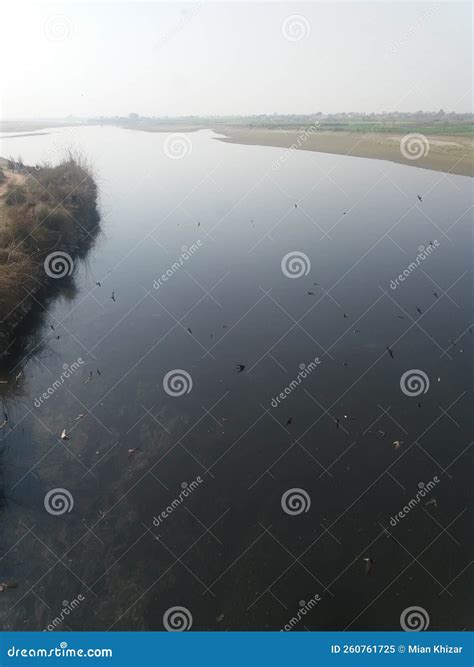 Famous River Ravi of Punjab Stock Image - Image of famous, wetland ...