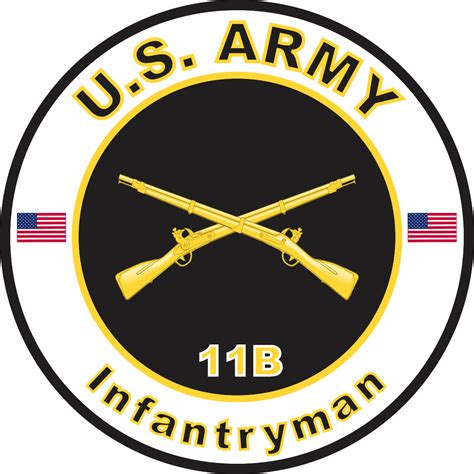 US Army MOS 11B Decal Infantryman