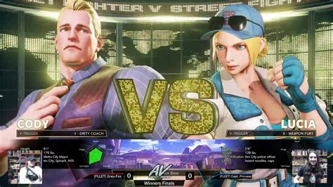 SFV BattleGroundz Grand Finals Capt Princess Cody Vs Grey Fox