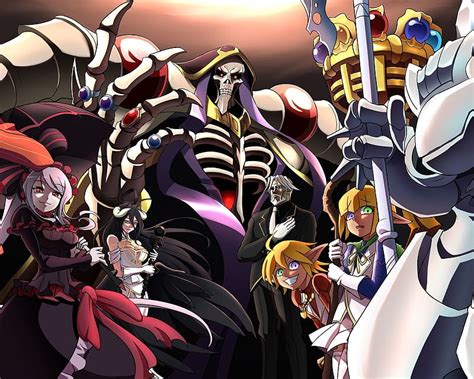 Anime Overlord Mare Bello Fiore Ainz Ooal Gown Albedo Overlord