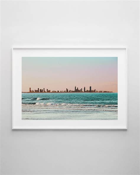 Gold Coast Skyline Print - Chelsea Chelsea