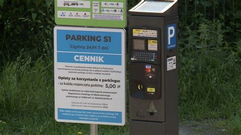 Na parkingu przy szpitalu w Słubicach stoją już parkomaty Ile