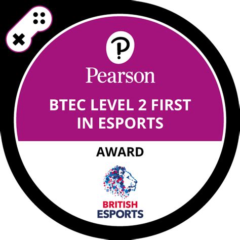 Pearson BTEC Level 2 Award in Esports - Credly