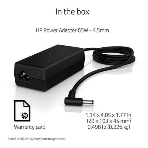 HP 65W 4 5mm Non EM AC Adapter Input Voltage 19 5 V At Rs 1050 Piece