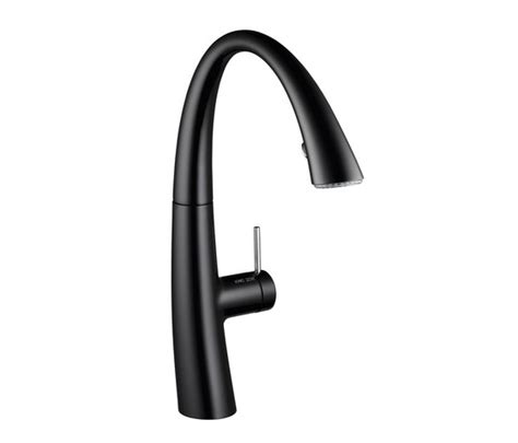 Kwc Zoe Lever Mixer Covered Pull Out Spray Architonic