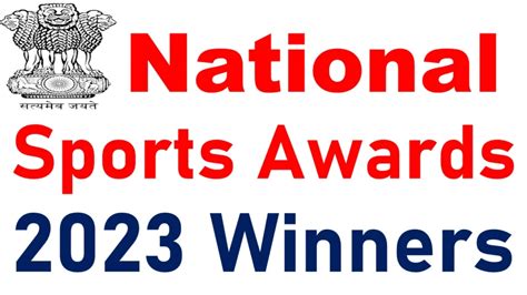 National Sports Awards 2023 Winners List - Current Affairs - Trending ...