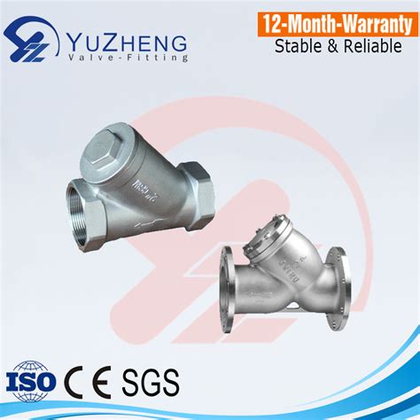 Stainless Steel Ss304ss316 Thread Type Npt Bspt Bsp Y Strainerfilter Pipe Fitting And Y