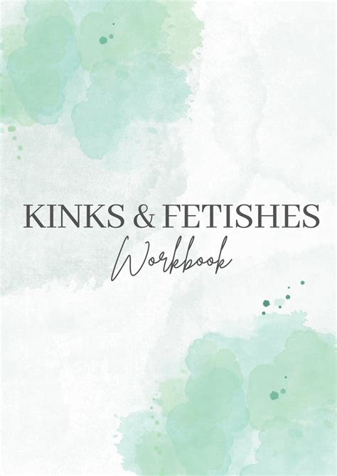 Kinks & Fetishes Workbook - Etsy