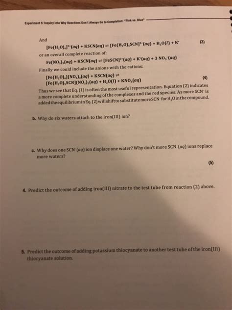 Solved 3. a. "An aqueous solution of iron(III) nitrate is | Chegg.com