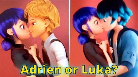 Adrien And Marinette S Kiss Or Luka And Marinette S Kiss Glow Up