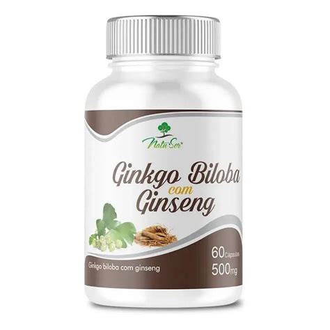 Ginkgo Biloba Ginseng Puro Caps Mg Original Shopee Brasil