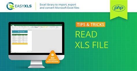 Read Excel Xls File In Php Easyxls Guide