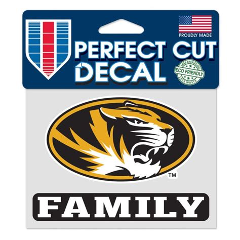 Mizzou Tigers Oval Tiger Head Family Decal – Tiger Team Store