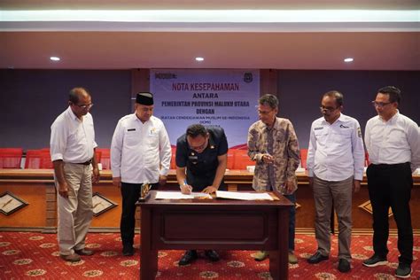 Pemprov Maluku Utara Dan ICMI Tandatangani Nota Kesepahaman Tandaseru