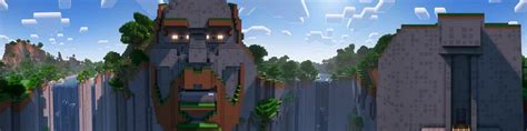 Temple Of Notch Main Menu Panorama 4096x With Shaders Minecraft