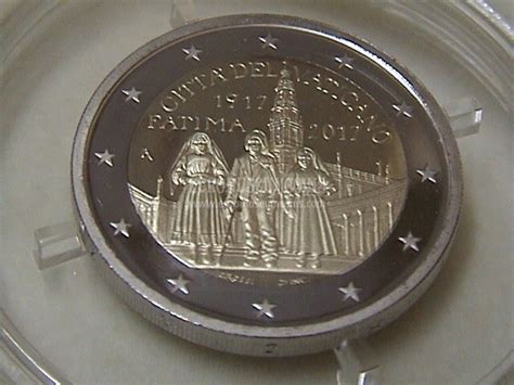 Vaticano Centenario Apparizioni Di Fatima Euro Commemorativo