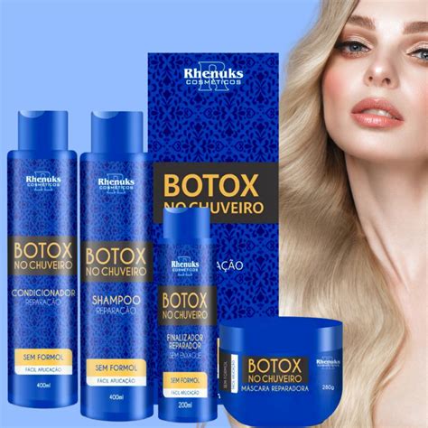 Kit Capilar Botox De Chuveiro Tratamento Itenso Rhenuks Shopee Brasil