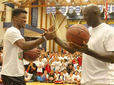 Jimmy Butler and Michael Jordan at a Youth Summer Camp Back in 2015 : r ...