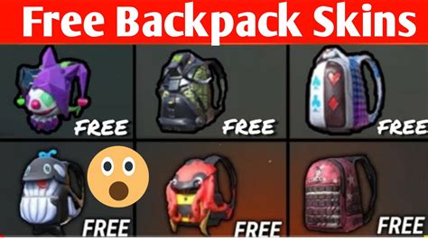 How To Get Free Backpack Skin In Pubg Mobile Free Backpack Skin In