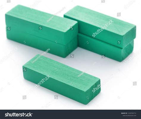 Jenga Game Colorful Wooden Blocks Over Stock Photo 1229799712