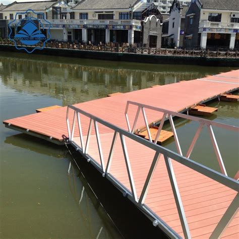 Marine Aluminum Alloy Structure Floating Dock Main Bridge Marina Jetty Yacht Main Pontoon Dock