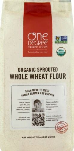 One Degree Flour Whole Wheat Sprouted Organic Oz Case Of Oz