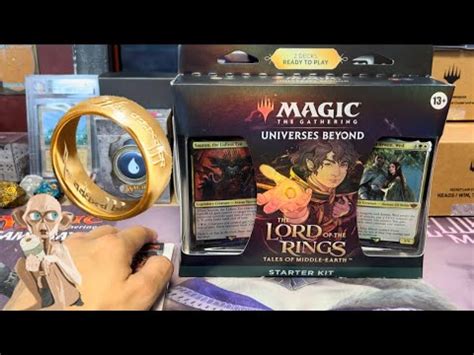 Mtg Freebies And Lord Of The Rings Starter Kit Opening And Review Youtube