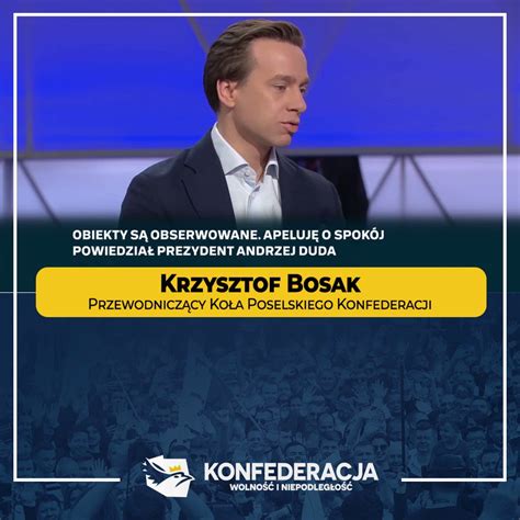 Konfederacja On Twitter Wsp Przewodnicz Cy Konfederacji