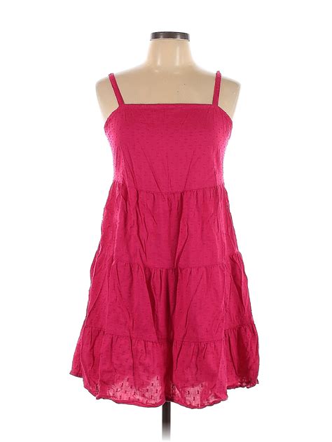 Old Navy Solid Pink Casual Dress Size M 54 Off Thredup