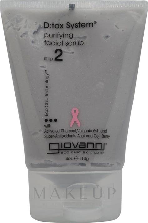 Cleansing Face Scrub Giovanni Dtox System Purifying Facial Scrub