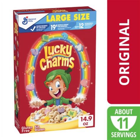 General Mills Lucky Charms Large Size Cereal 14 9 Oz Kroger