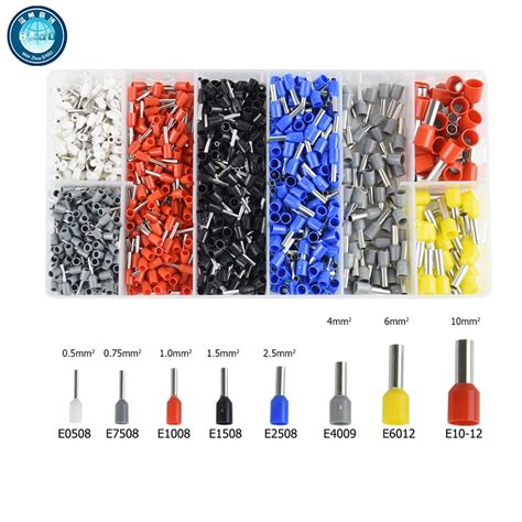 Pcs Wire Ferrules Insulated Crimp Pin Terminal Kit For